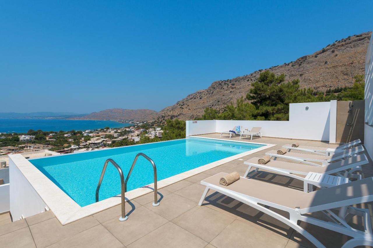 Villa Allegra With Pool In Pefkos, Lindos Area Pefki  Exterior photo